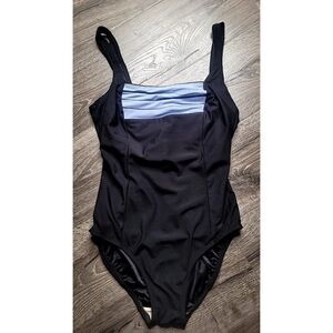 Inches Away Slimming One Piece Swimsuit Women's Size 12